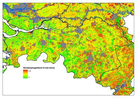 Example of SPHY model output for the Netherlands